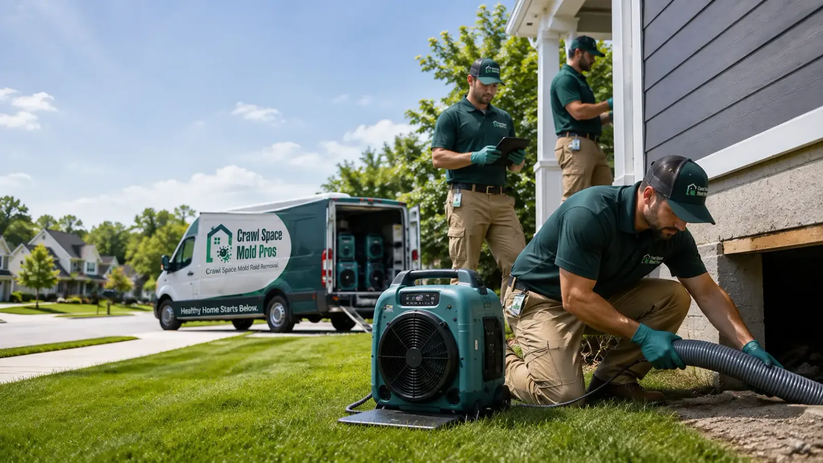 Crawl Space Mold Removal in Grand Marsh, WI